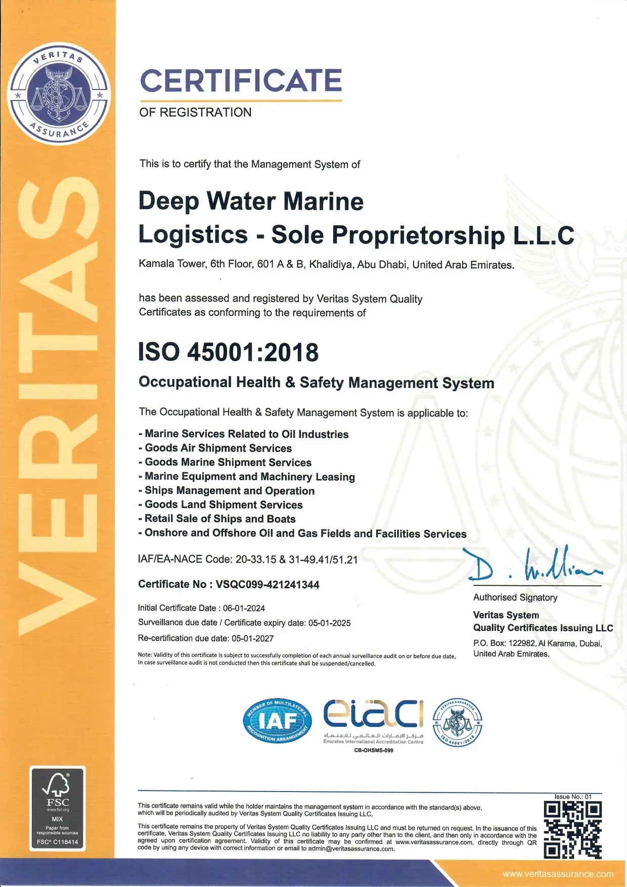 Occupational Health and Safety Management Systems